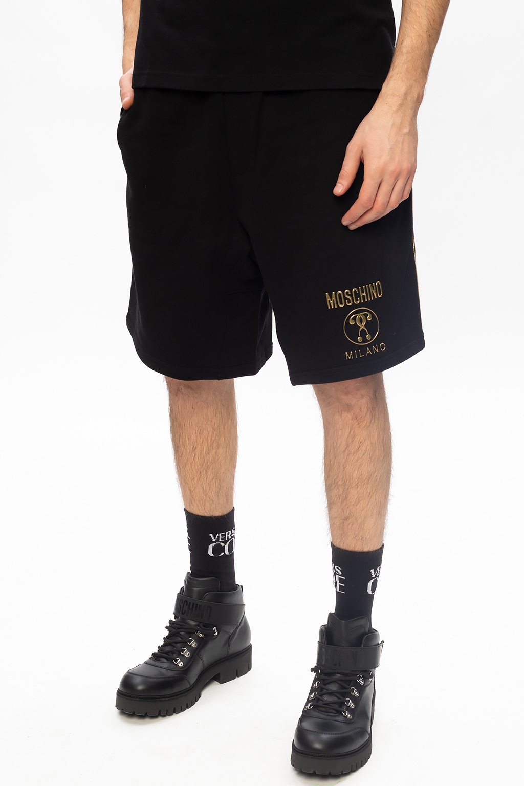Shorts with logo Moschino - IetpShops US